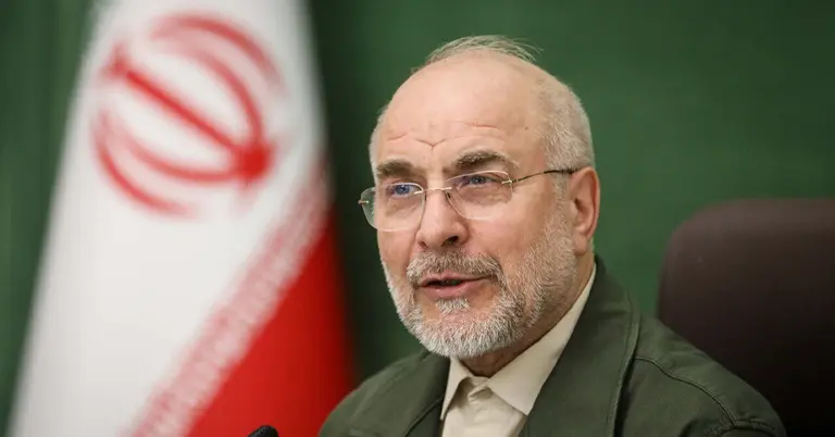 ইরানের পার্লামেন্ট স্পিকার মোহাম্মদ বাঘের গালিবাফ